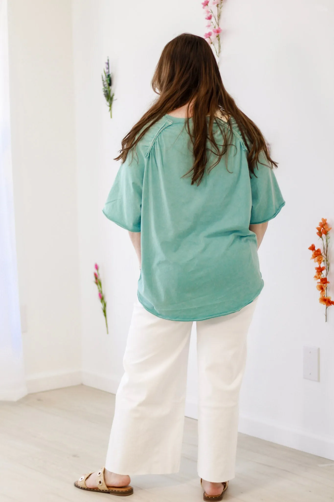 Relaxing All Cool Mineral Washed Top