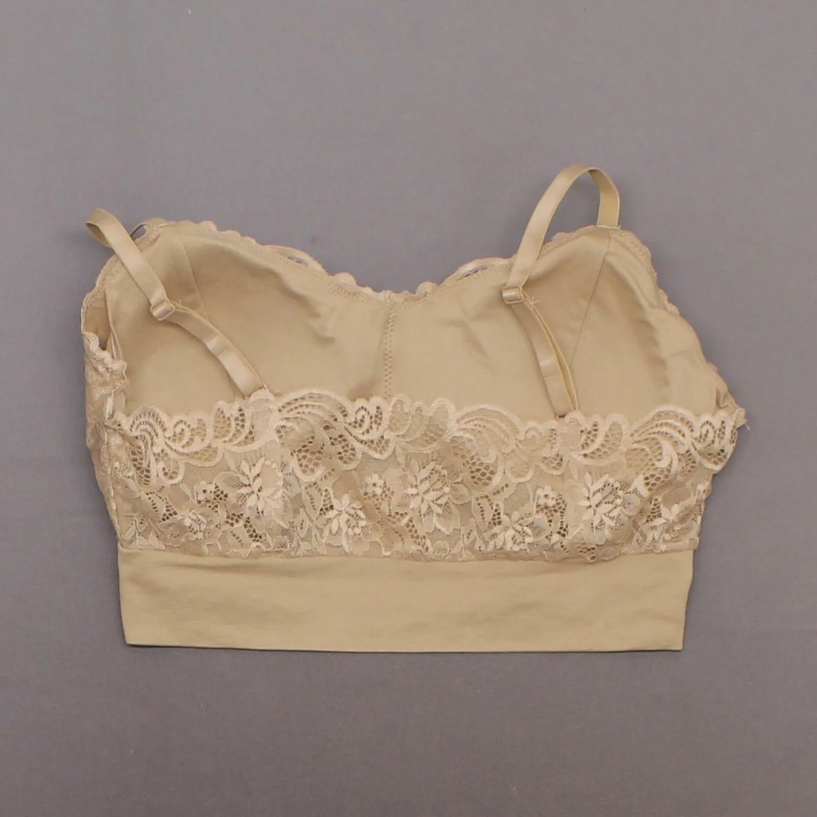 Rhonda Shear Plus Size Lace Leisure Bra With Removable Pads