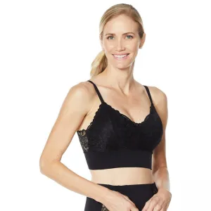 Rhonda Shear Plus Size Lace Leisure Bra With Removable Pads