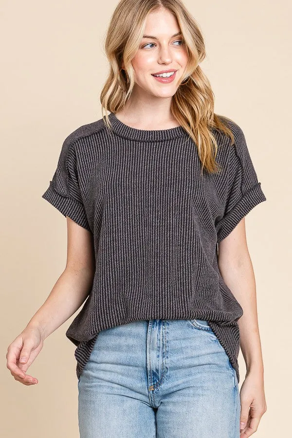 Ribbed Knit Top