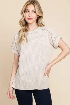 Ribbed Knit Top