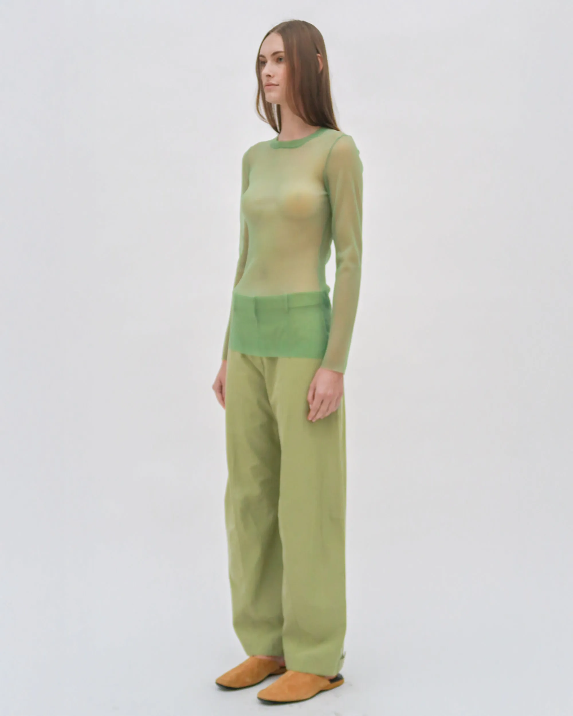 RIBBED LONG SLEEVE TUNIC