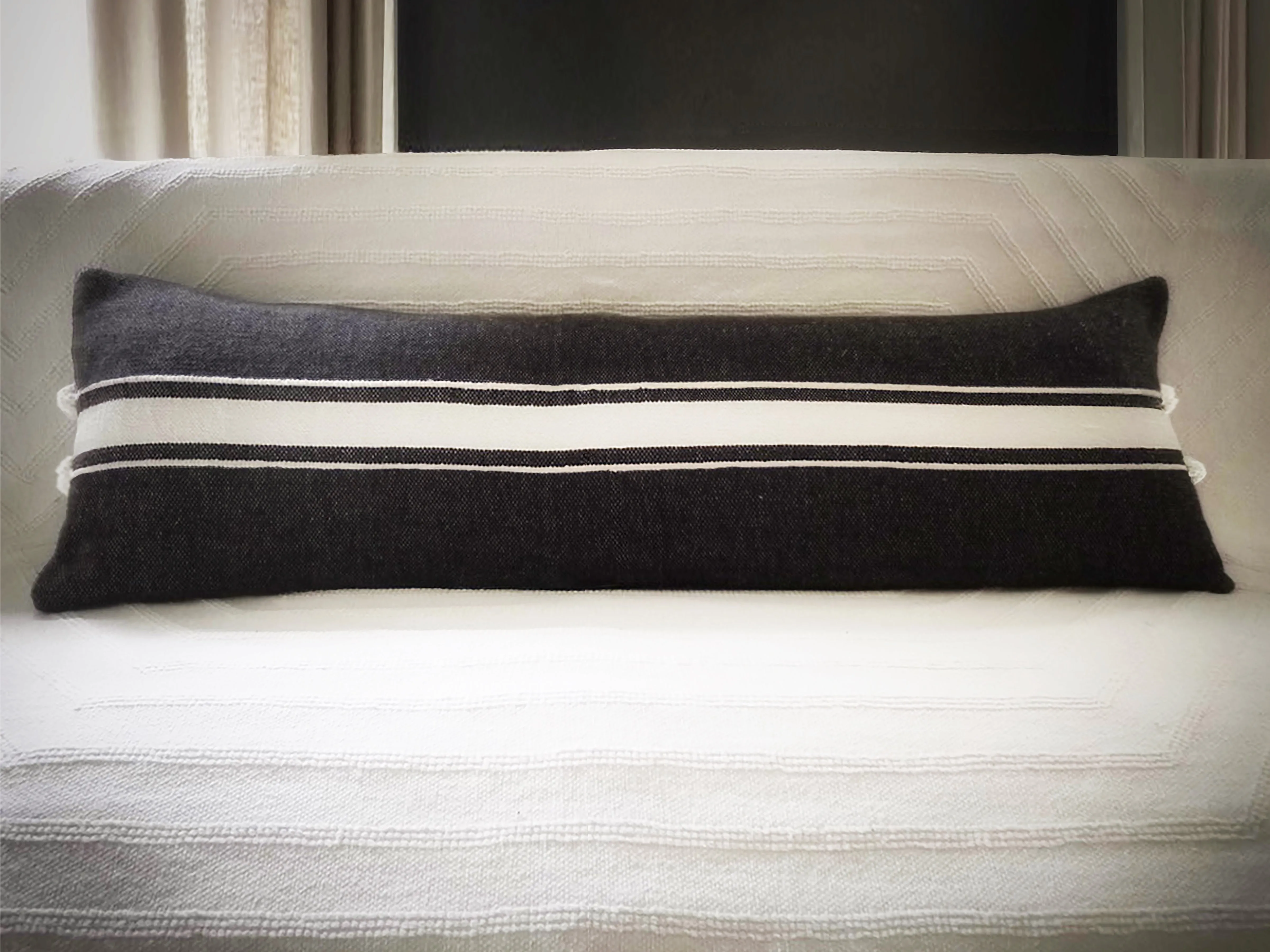 Ribbon Striped X-tra Long Lumbar