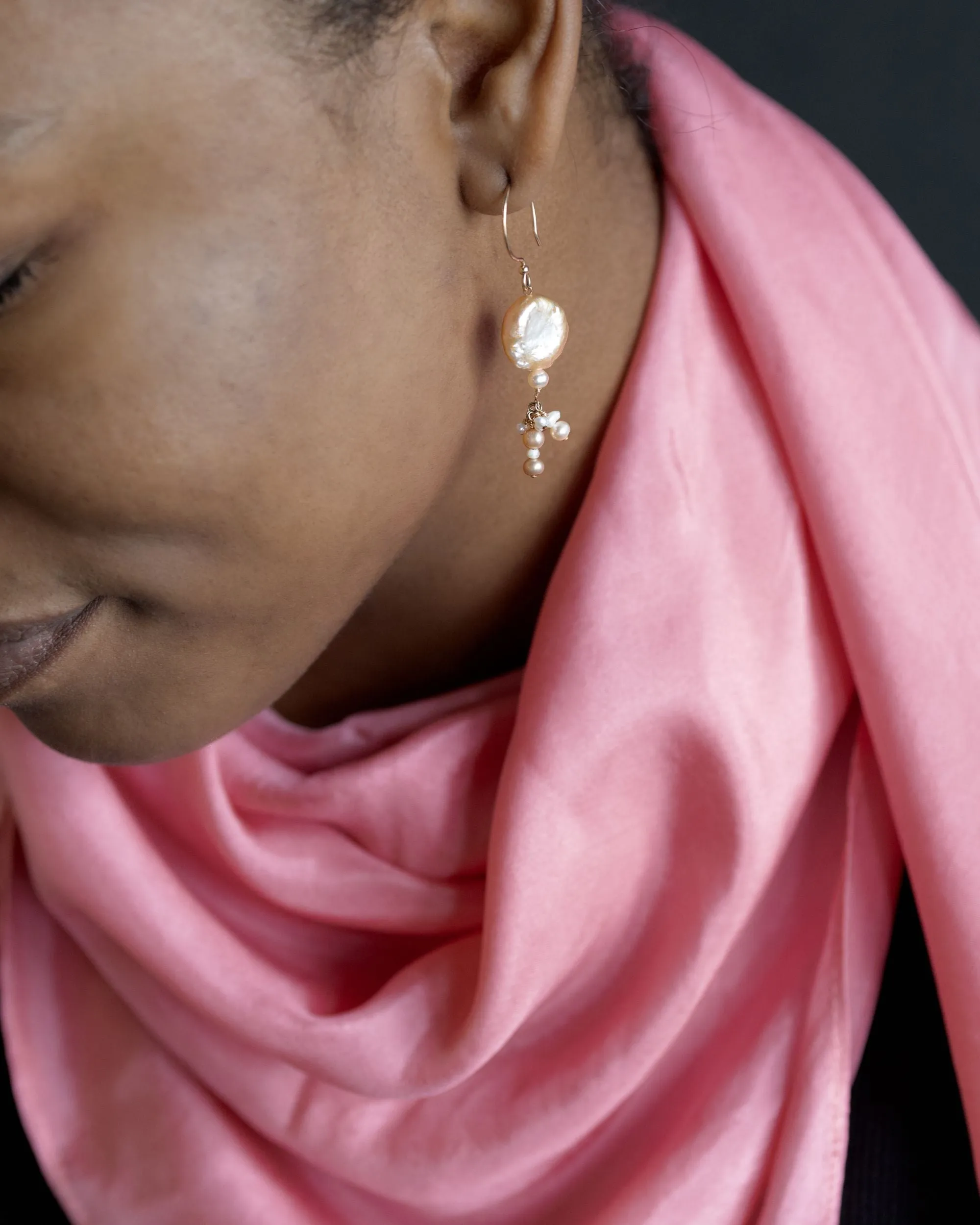 Rose Silk Scarf - June