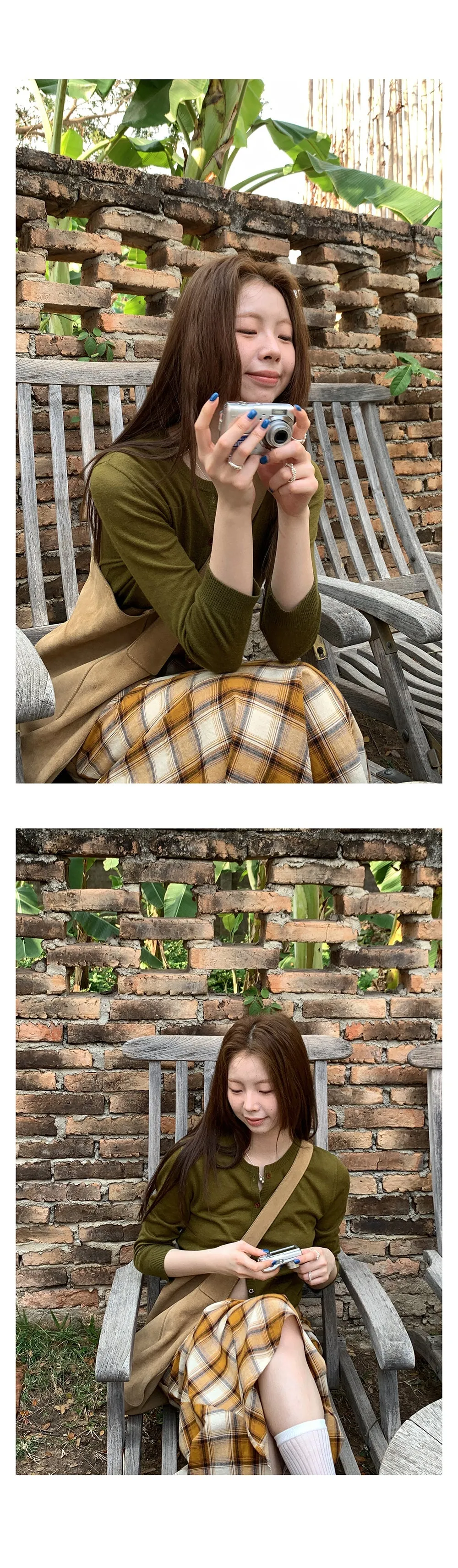 round mid-sleeve  sweater