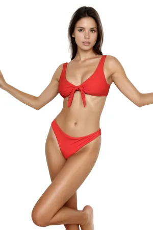 Ruby Red Bikini Bottoms