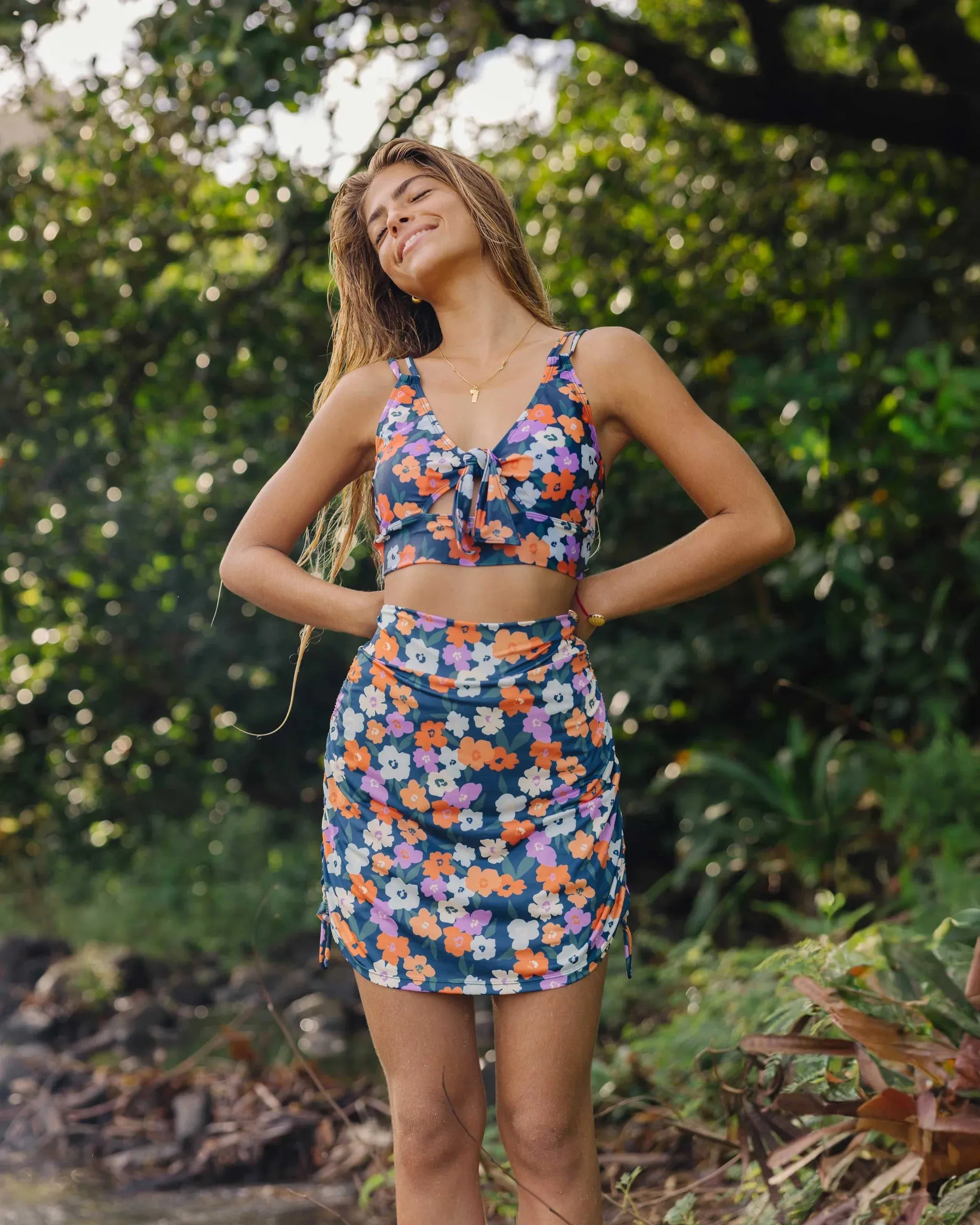 Ruched Swim Skirt SALE