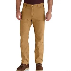 Rugged Flex® Relaxed Fit Canvas Double-Front Utility Work Pant - Hickory - 102802