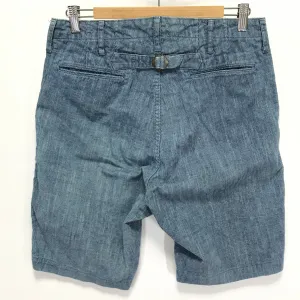 [S] Visvim Chino Shorts Slub Corduroy Indigo