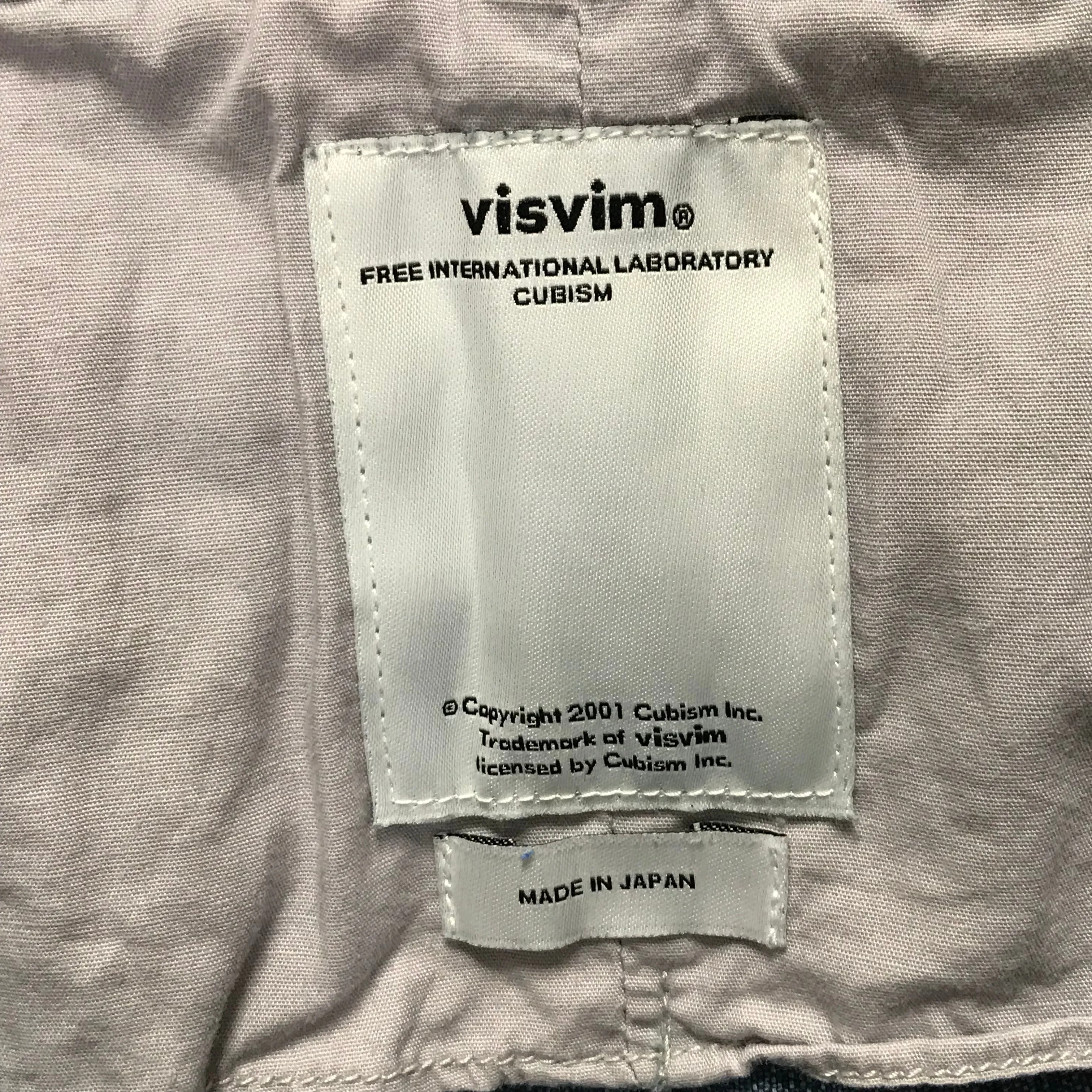 [S] Visvim Chino Shorts Slub Corduroy Indigo