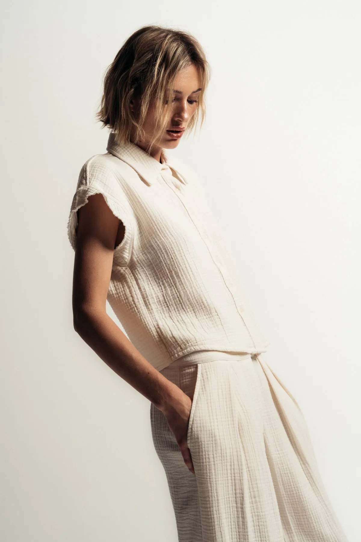 SABLYN | CALEB GAUZE TOP