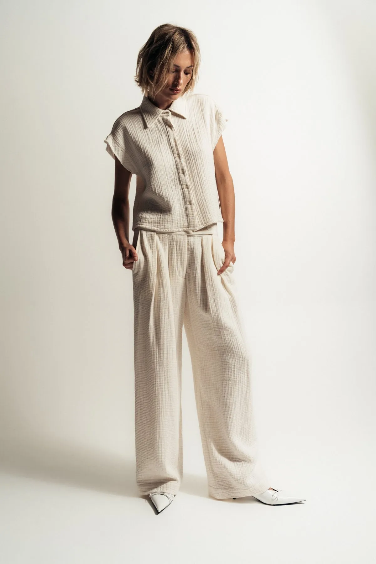 SABLYN | CALEB GAUZE TOP