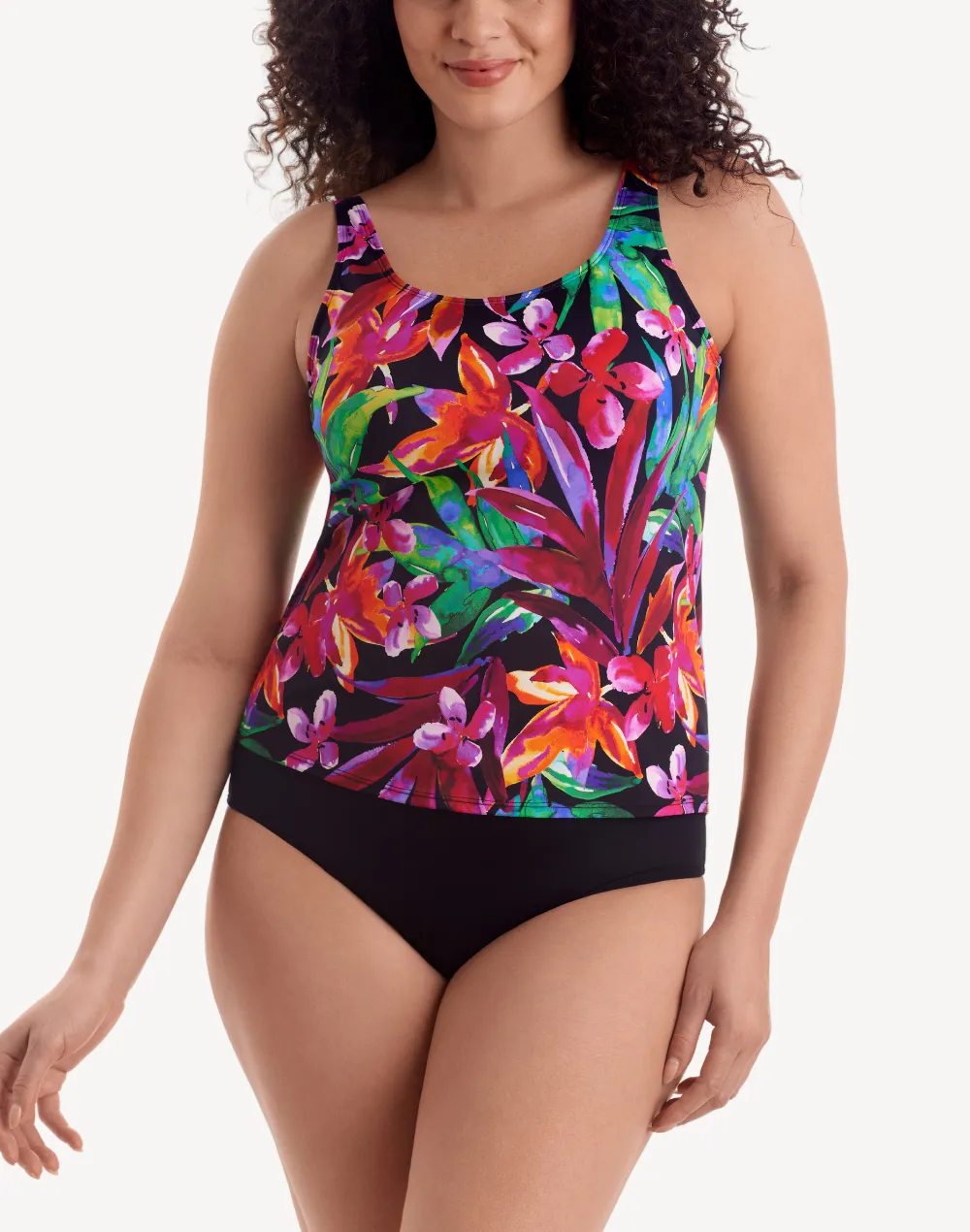 Secret Jungle Basic Mastectomy Tankini Top