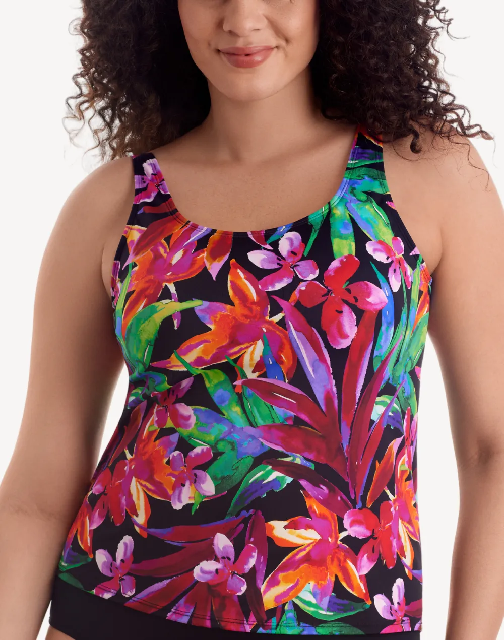 Secret Jungle Basic Mastectomy Tankini Top