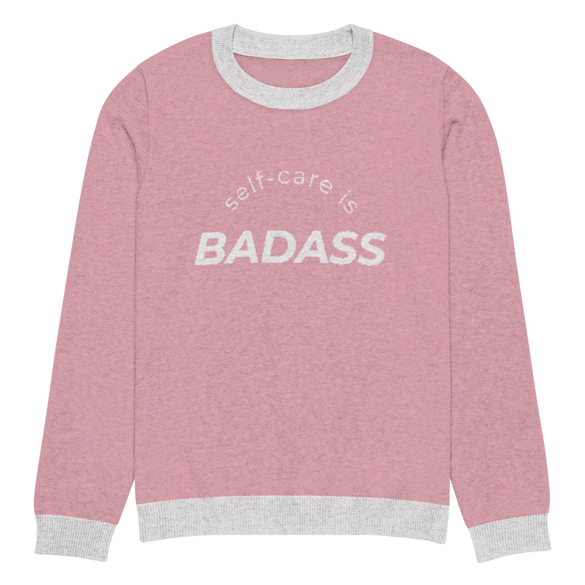 Self Care Is Badass Knitted Sweater