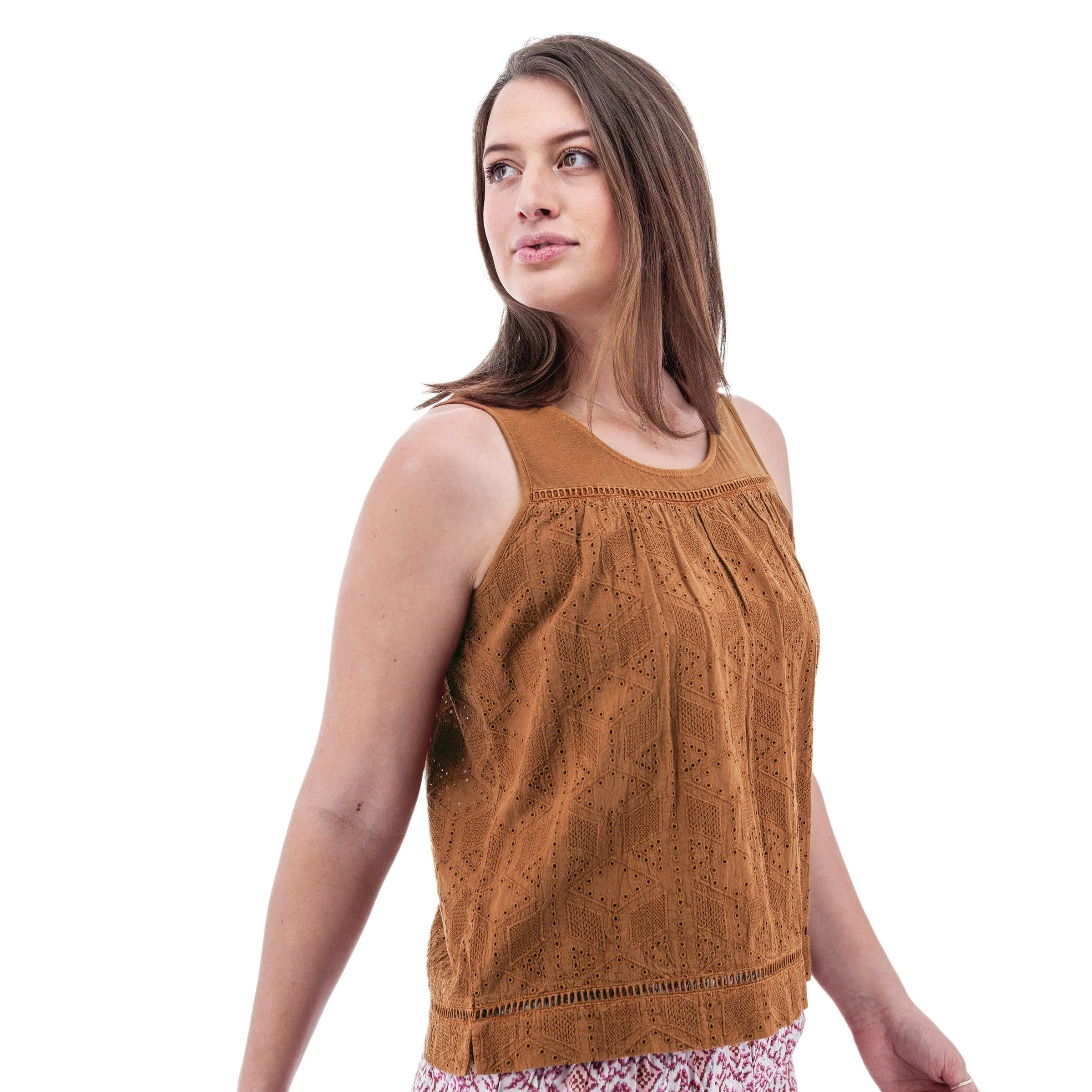 Shelle Eyelet Tank Top - M19168