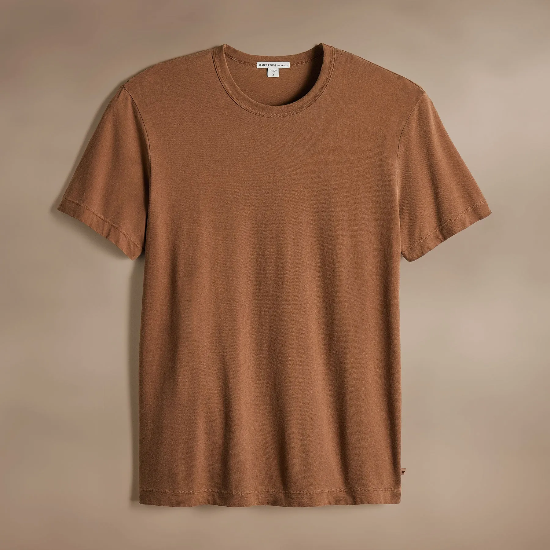 Short Sleeve Crew Neck - Savanna Pigment
