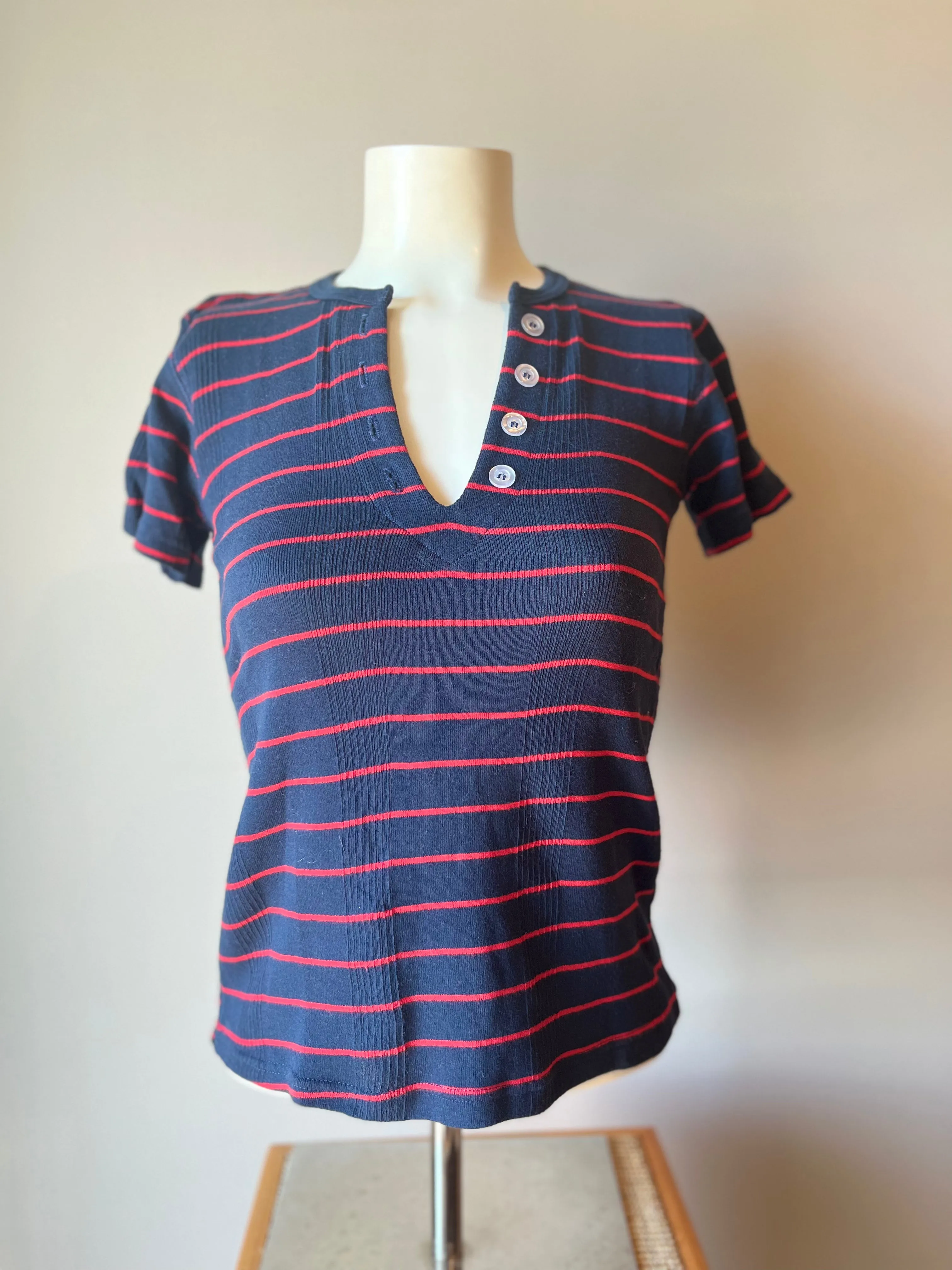 Short Sleeve Henley
