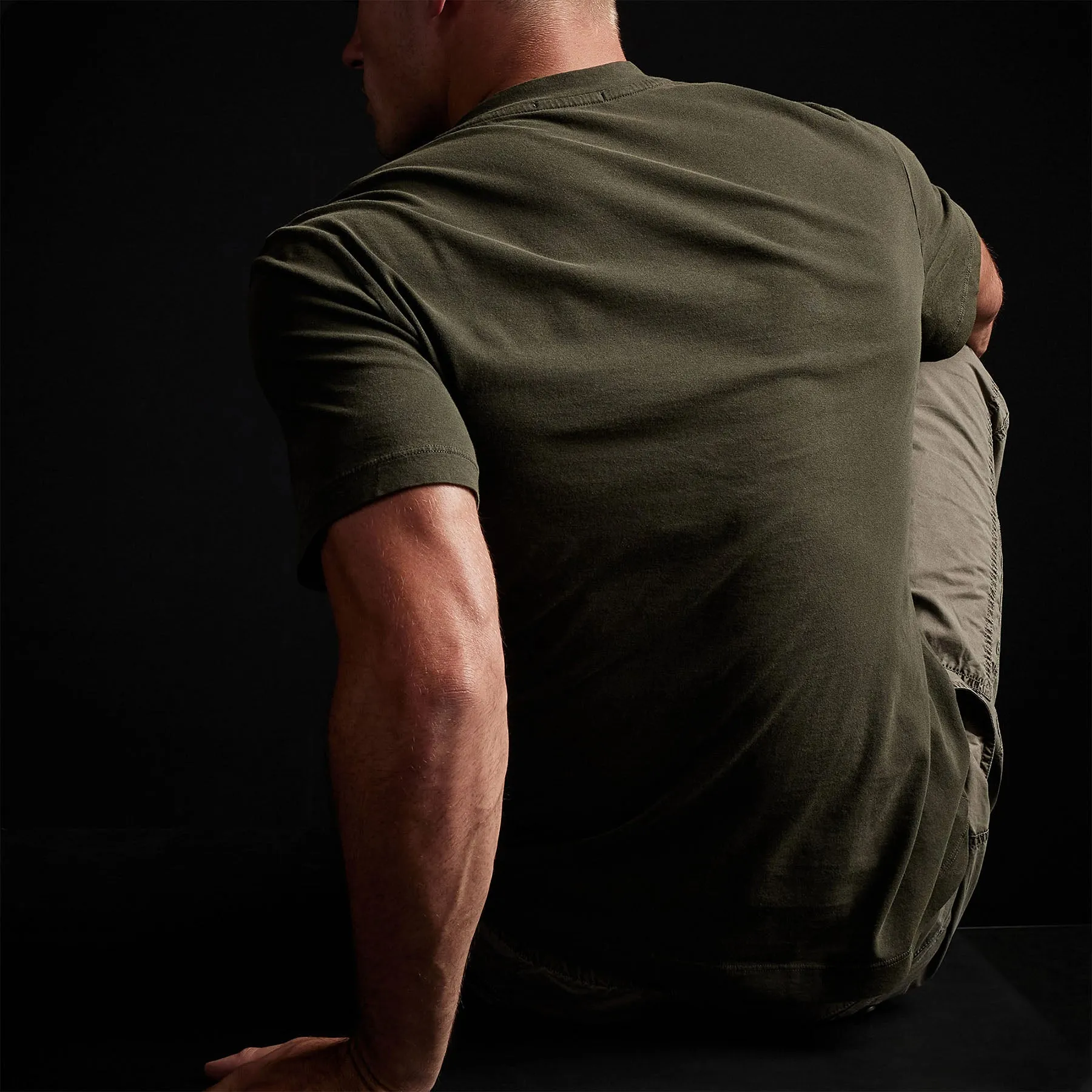 Short Sleeve V Neck - Tent Pigment