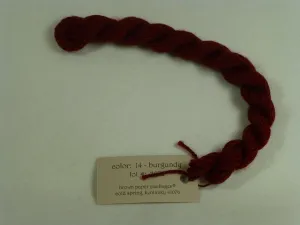 Silk & Ivory 14 Burgundy