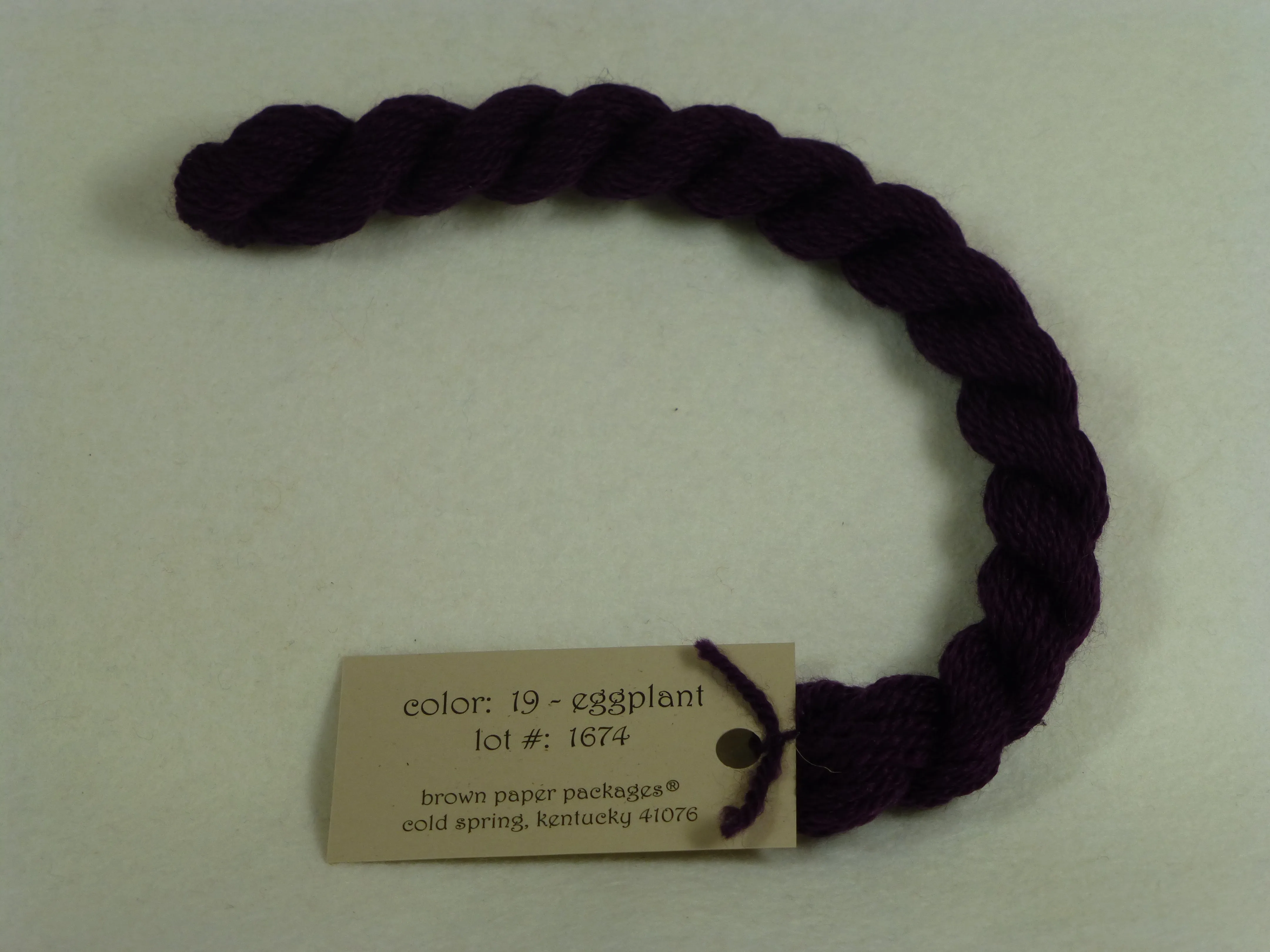Silk & Ivory 19 Eggplant