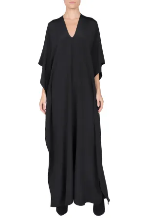 Silk Crepe De Chine Boubou Caftan