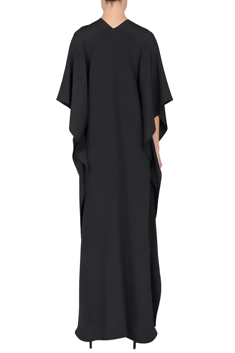 Silk Crepe De Chine Boubou Caftan