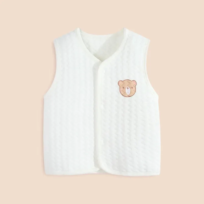 Sleeveless Bear Knit Vest