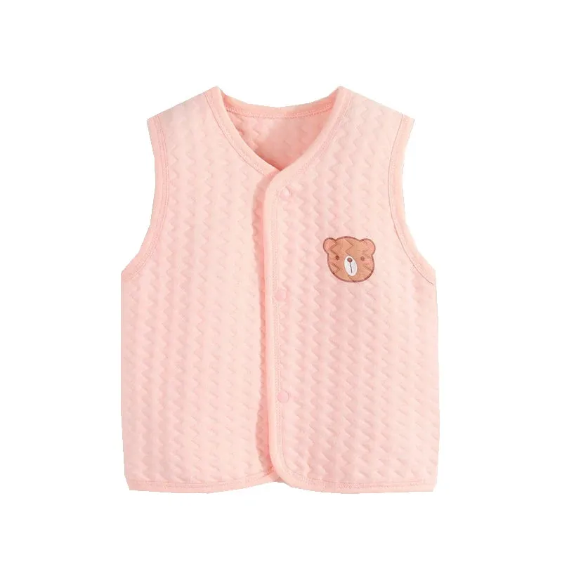 Sleeveless Bear Knit Vest