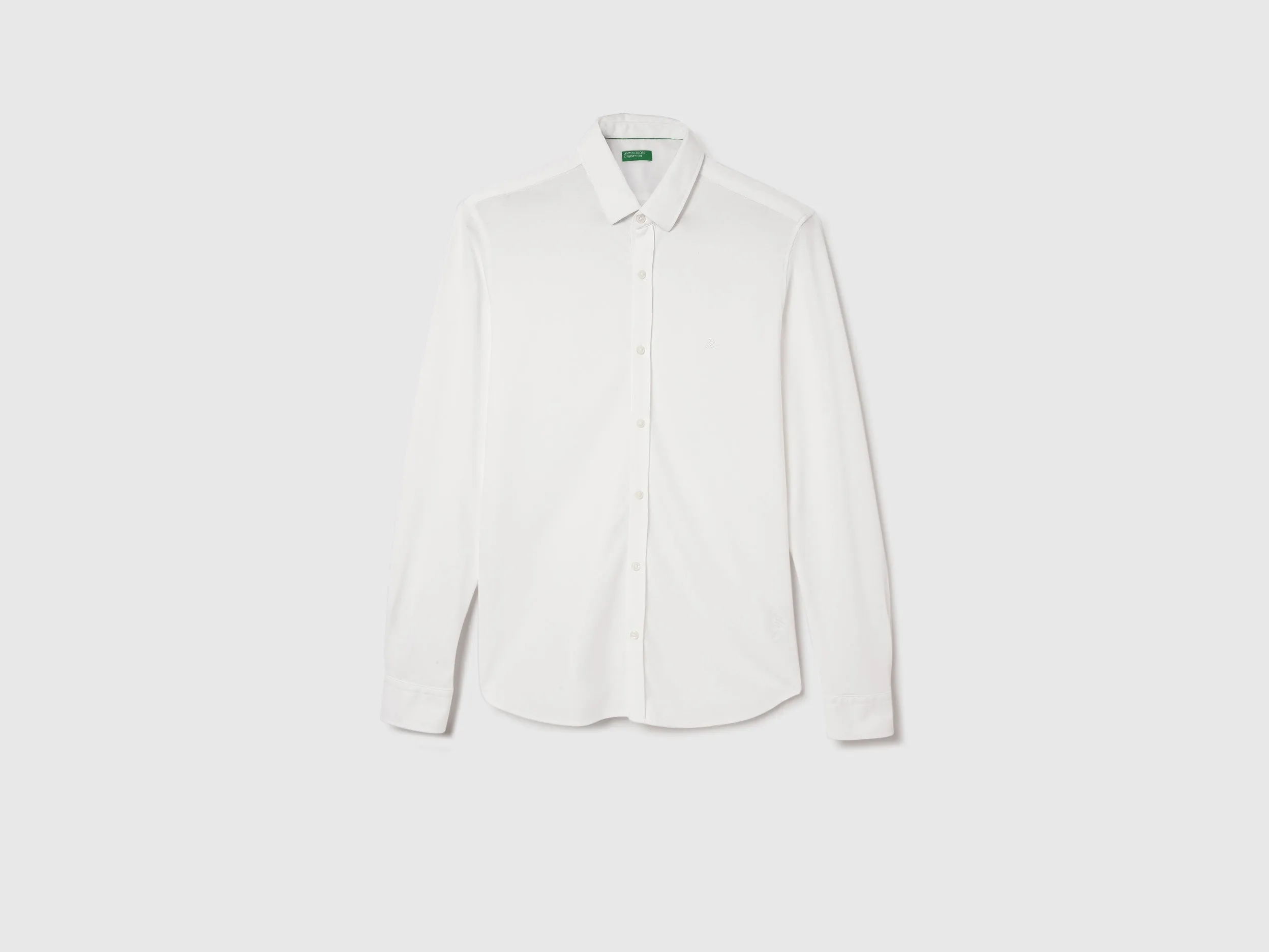 Slim Fit Spread Collar Solid Shirts