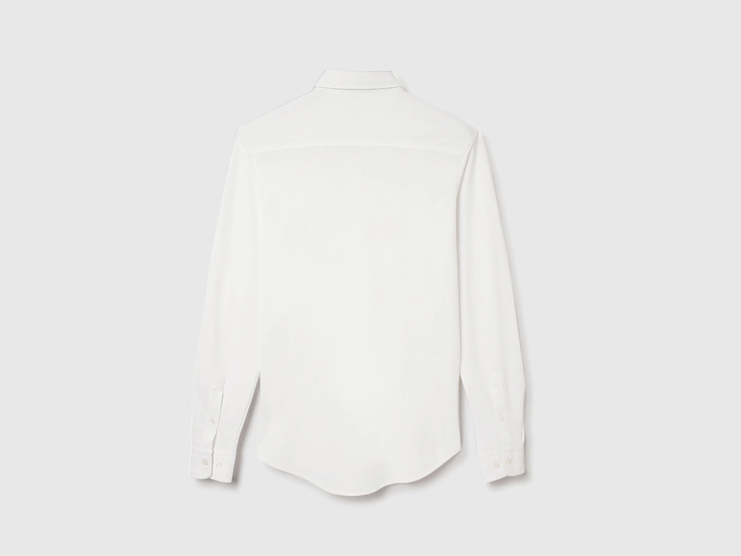 Slim Fit Spread Collar Solid Shirts