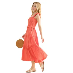 Smocked Ruffled Tiered Dress – Flirty & Effortless