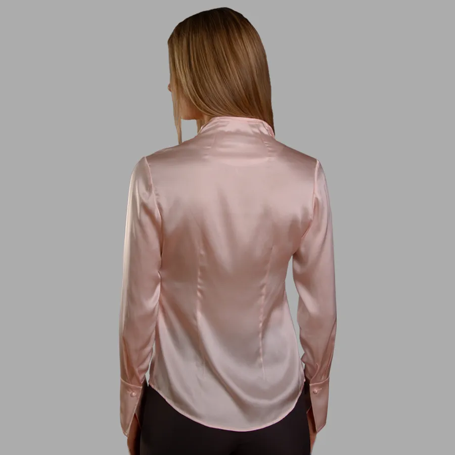 Soft Collared Blouse - Powder Pink