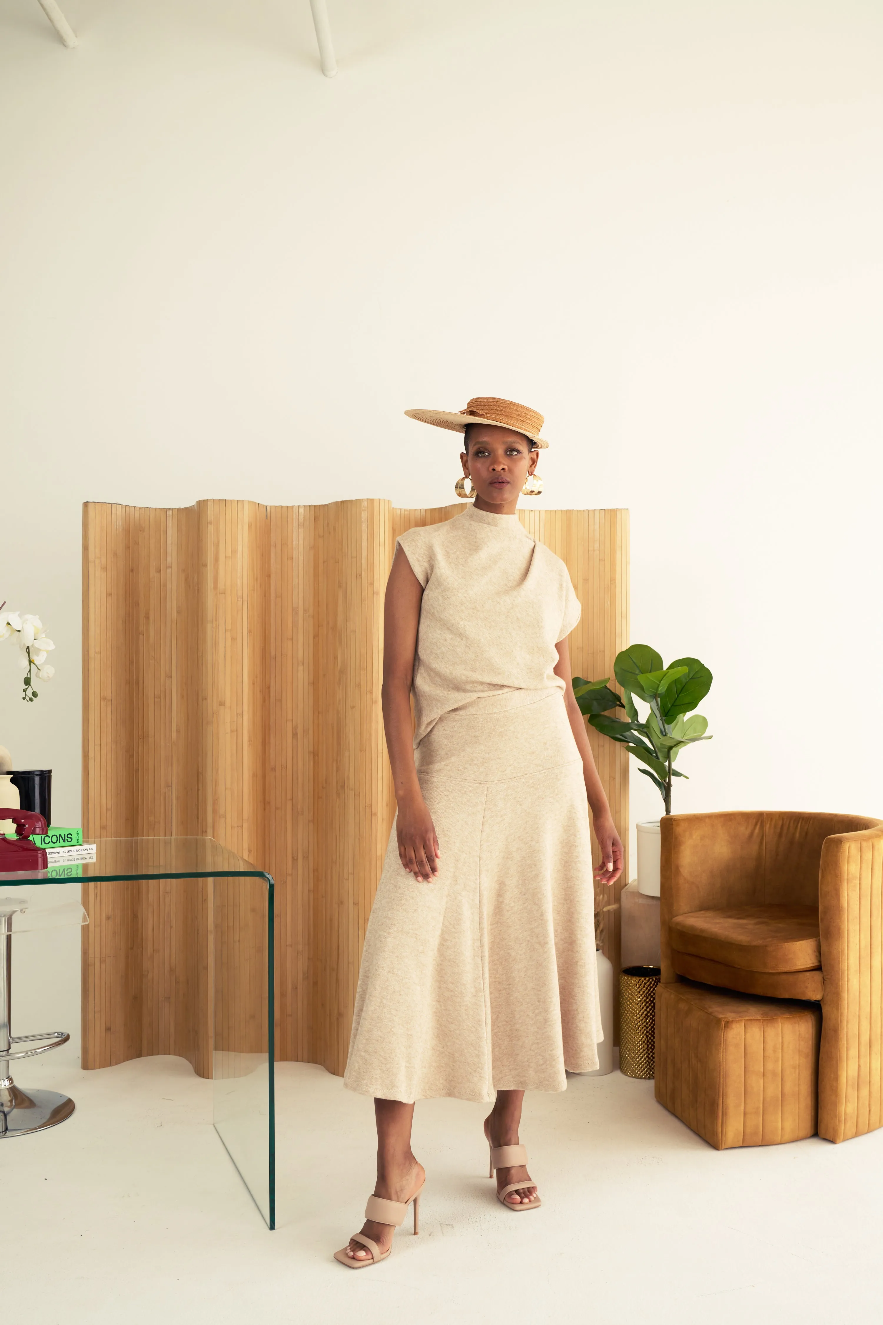 Soft Knit Full Skirt