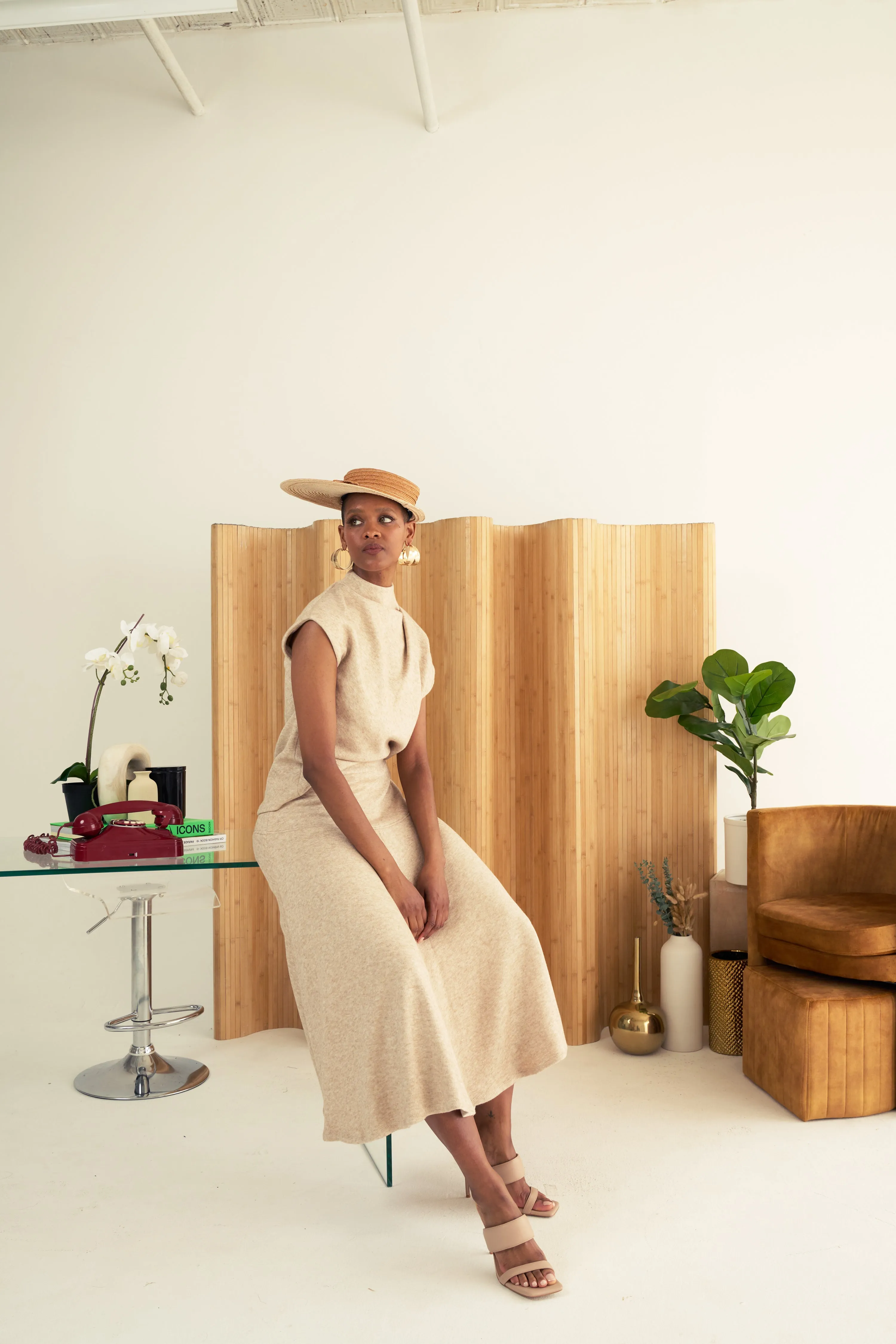 Soft Knit Full Skirt