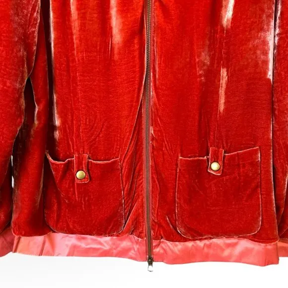 Soft Sorroundings Womens Silk/Rayon Light Jacket Size M