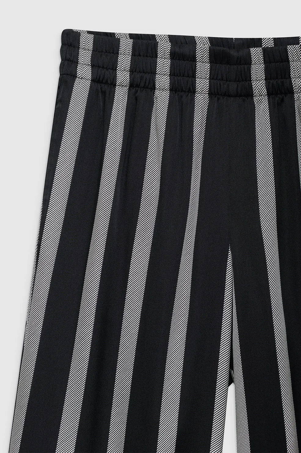 Soto Pant - Black Herringbone Stripe
