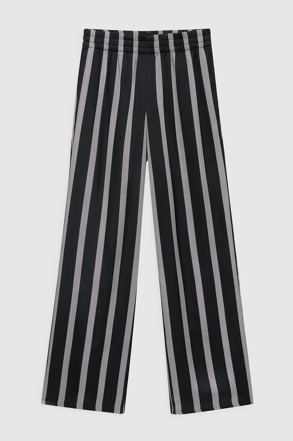 Soto Pant - Black Herringbone Stripe
