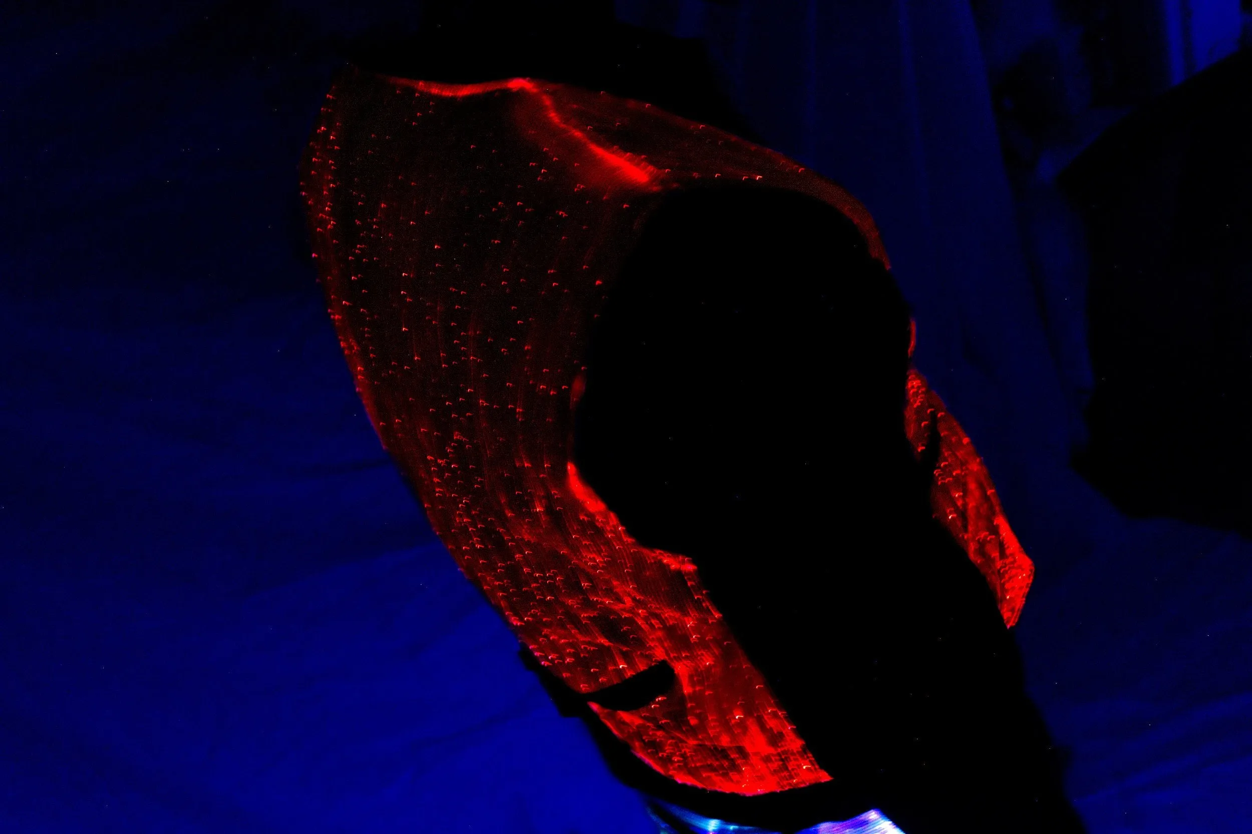 Sound Activated Fiber Optic Waistcoat - Bluetooth App Controlled