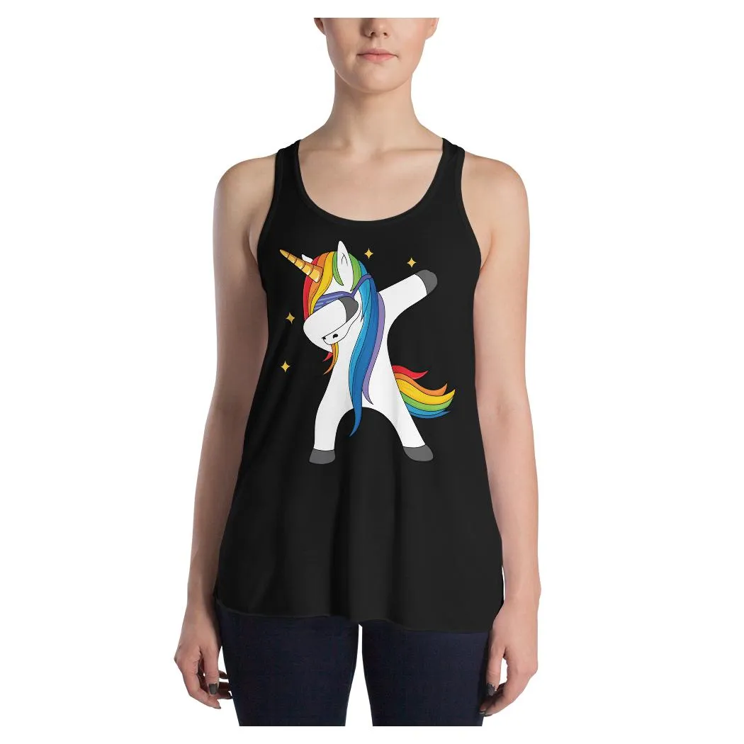 Starlight Dab Unicorn Racerback Tank