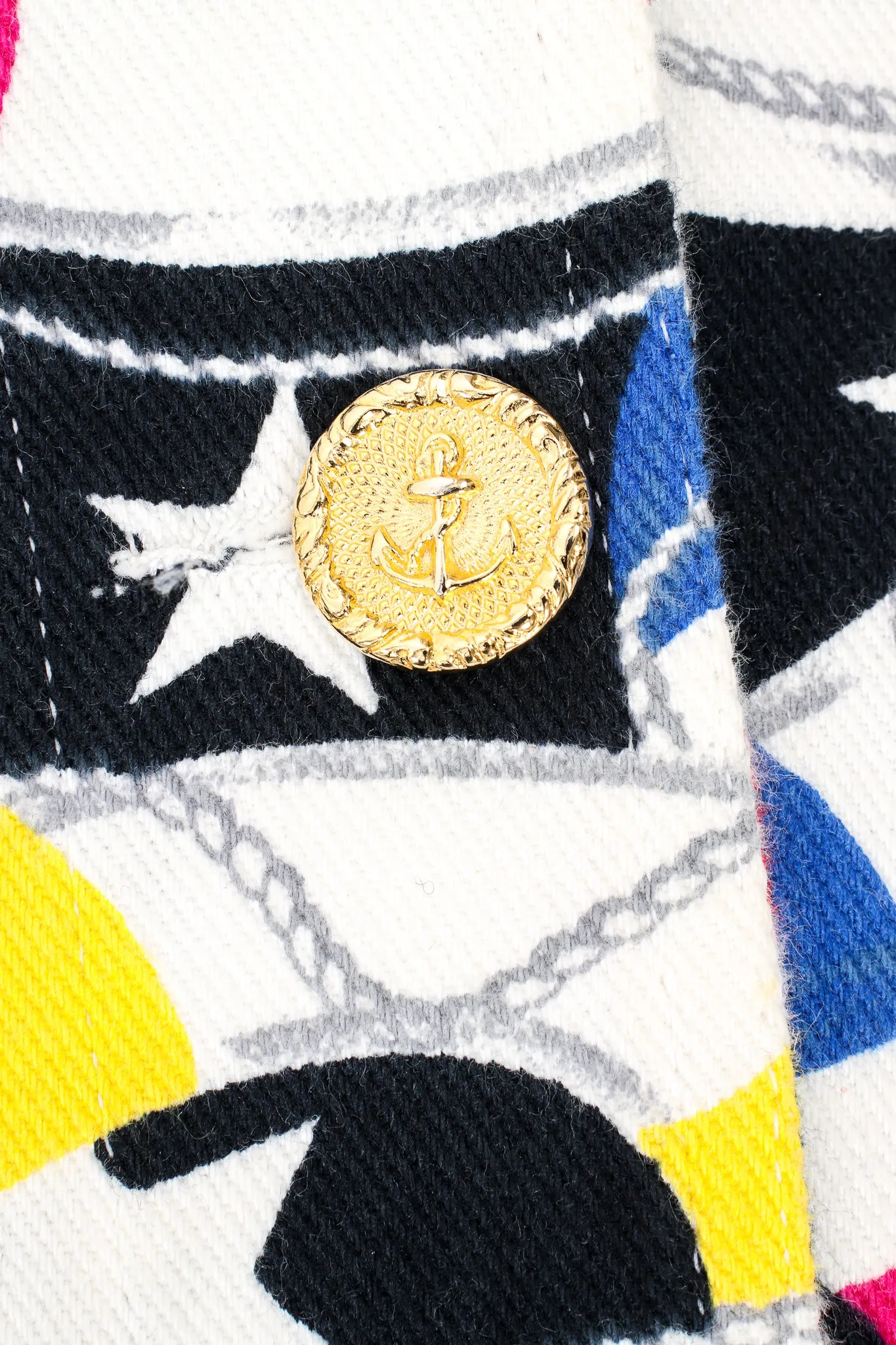 Starry Striped Life Saver Denim Jacket