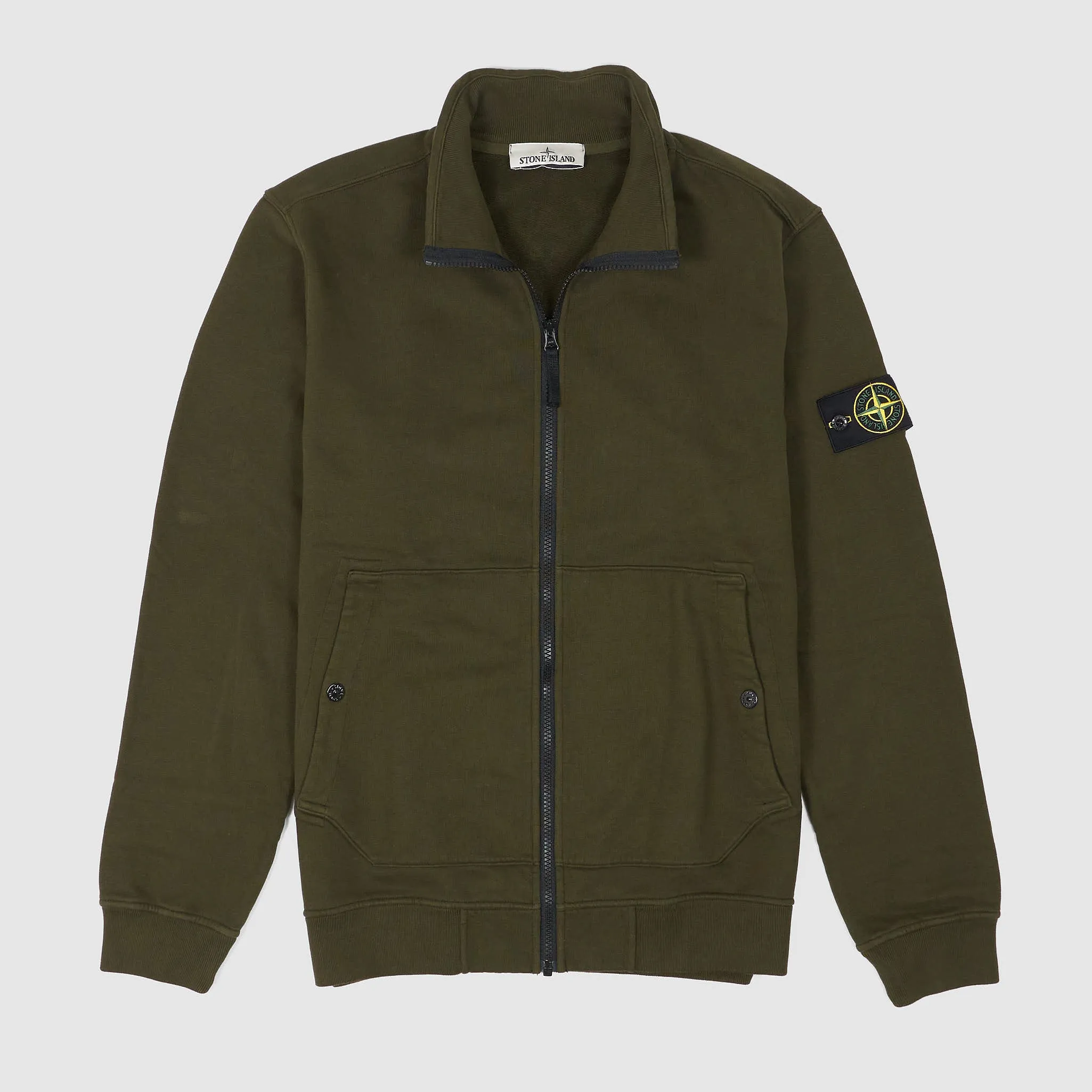 Stone Island Full-Zip Collar Cardigan
