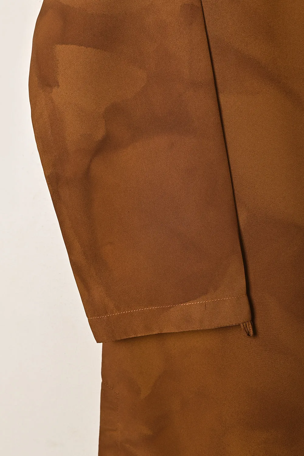 STP-288A-Brown - 2Pc Ready to Wear Spray Contoured Co-Ord Set