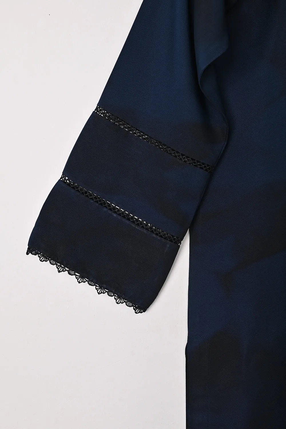 STP-299B-Navy Blue - 2Pc Ready to Wear Spray Contoured Co-Ord Set
