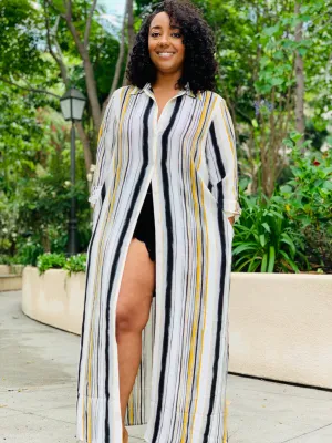 Stripe Me Down Shirt Dress
