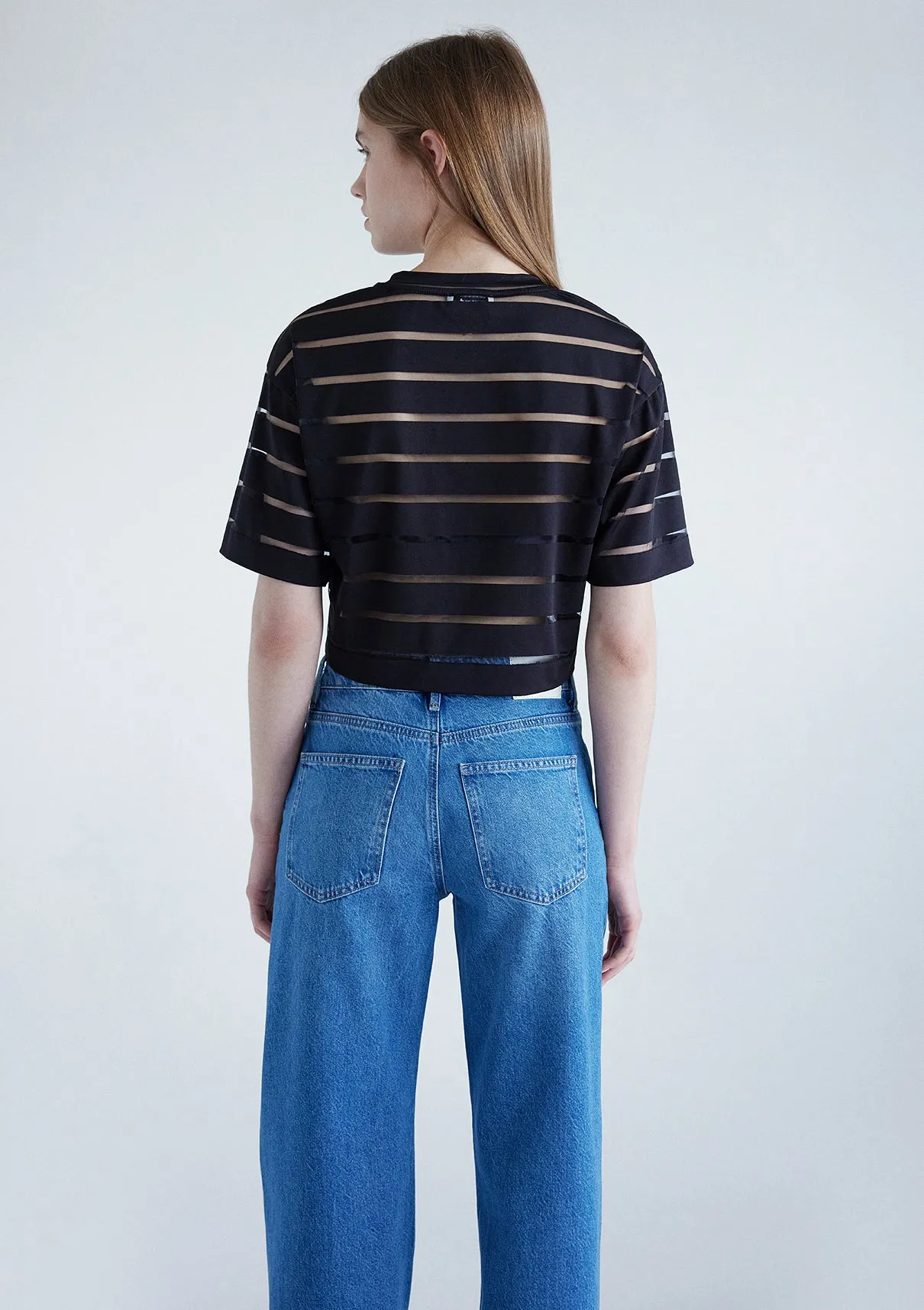 Striped Black T-Shirt