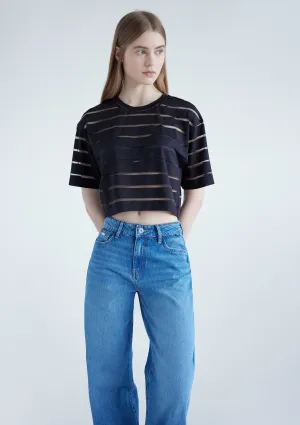 Striped Black T-Shirt