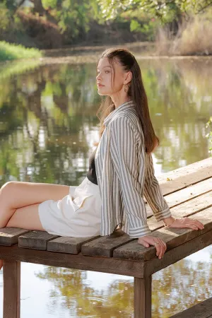 Striped Button Down Shirt