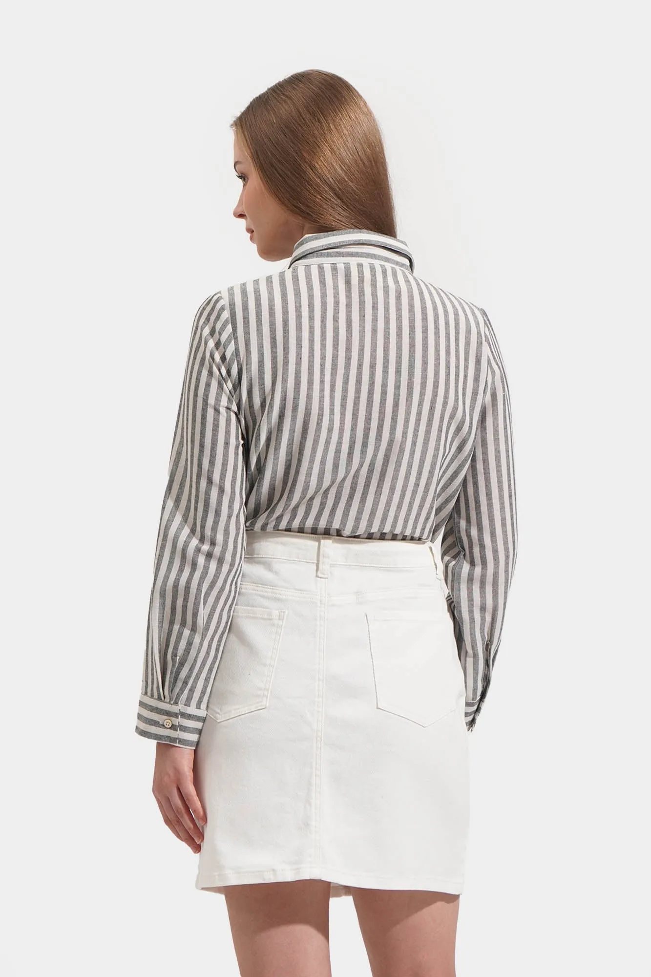 Striped Button Down Shirt
