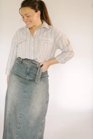 Striped Button Up Shirt